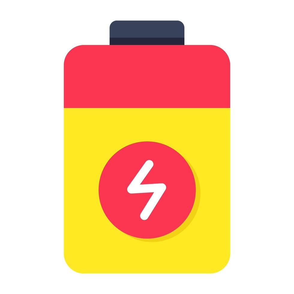 Modern design icon of battery cell vector