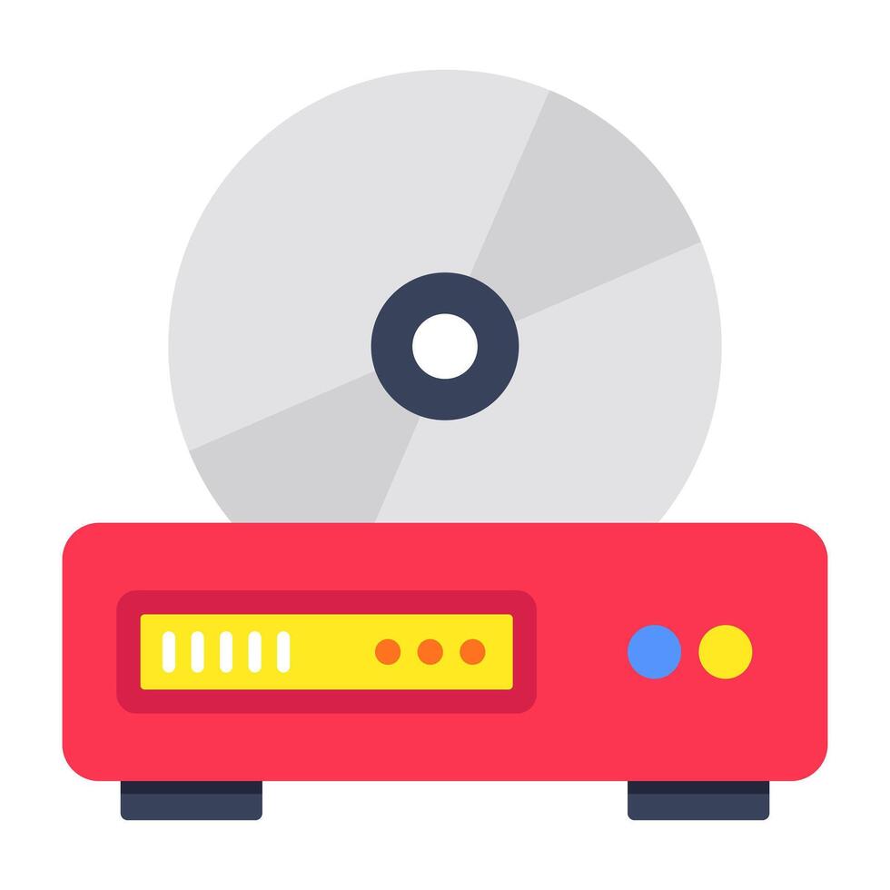 A beautiful design icon of cd rom vector
