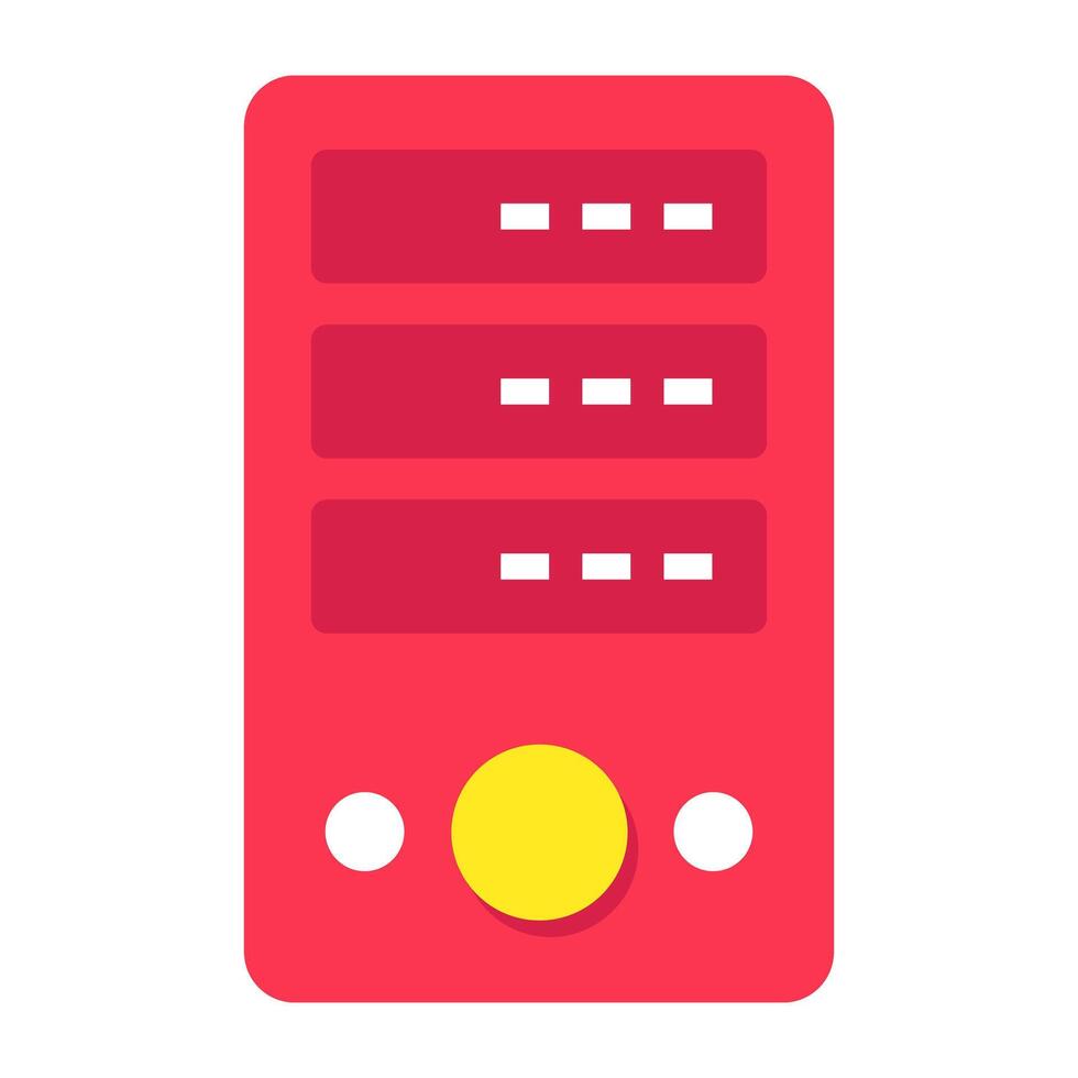 Creative design icon of cpu vector