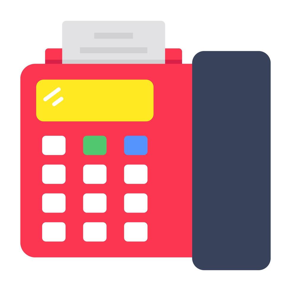 Modern design icon of fax machine vector