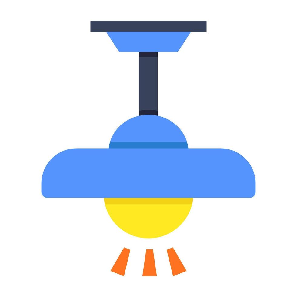 Premium design icon of ceiling light vector