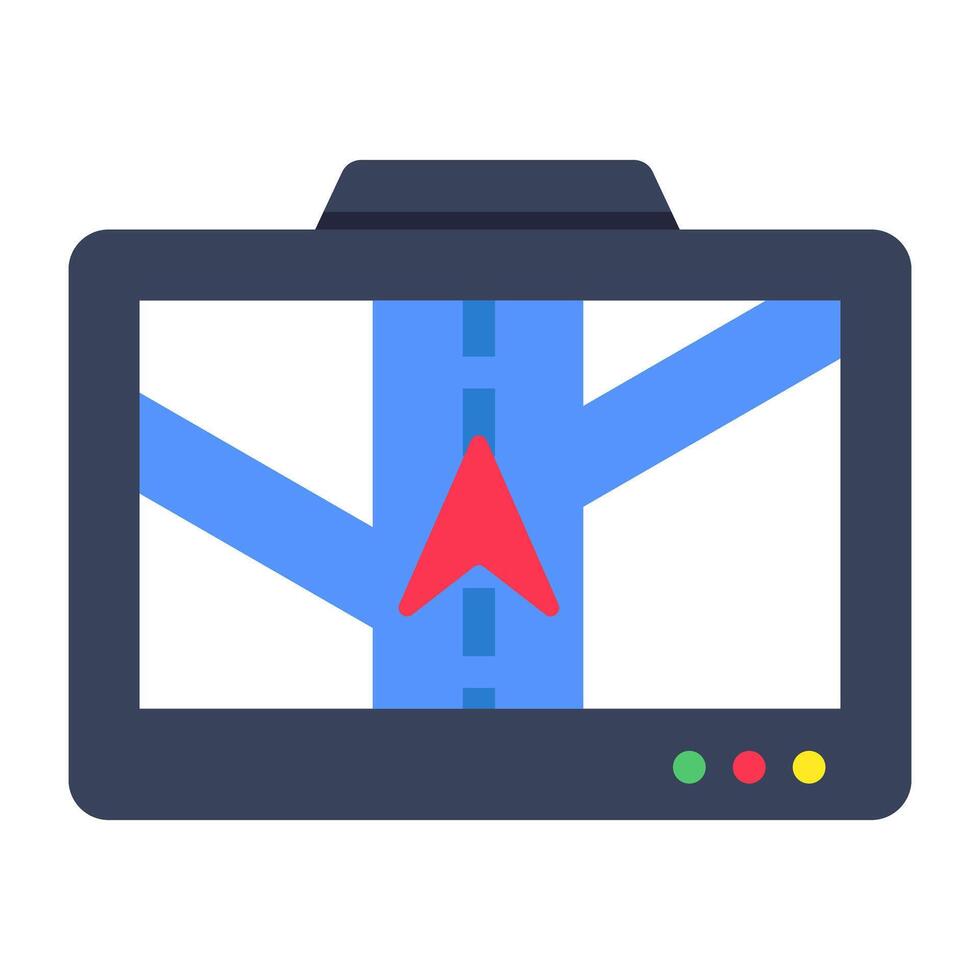 Premium design icon of mobile navigation vector