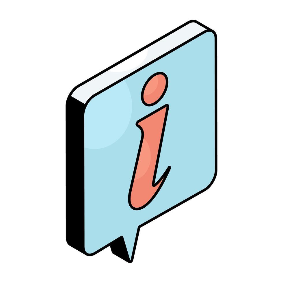Premium design icon of information vector
