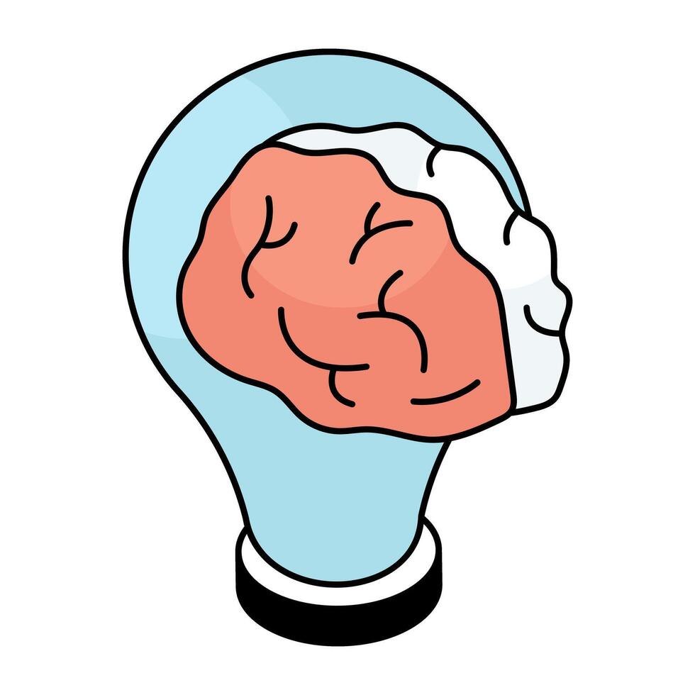A beautiful design icon of creative idea vector