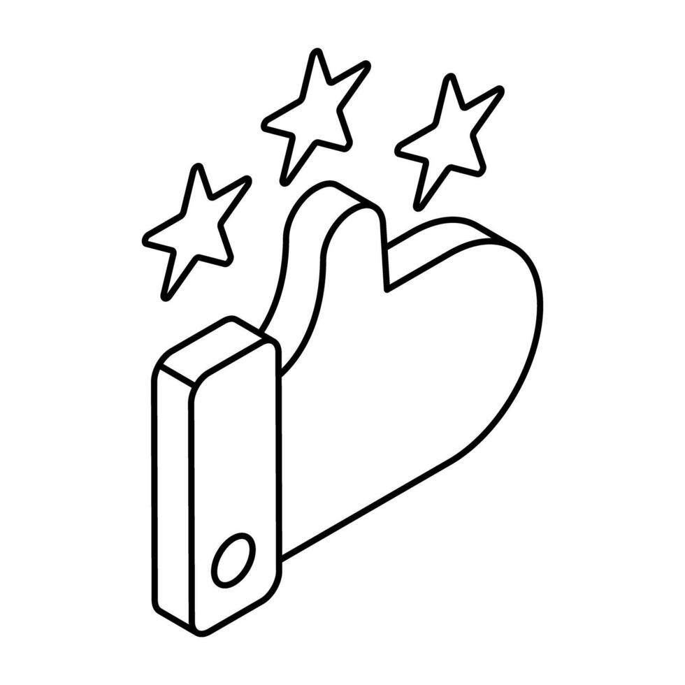 A beautiful design icon of feedback vector
