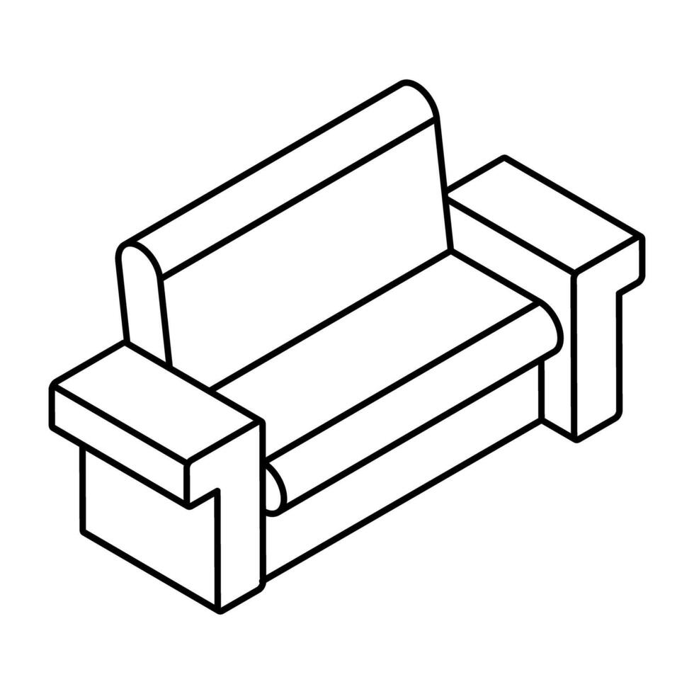 Perfect design icon of sofa vector