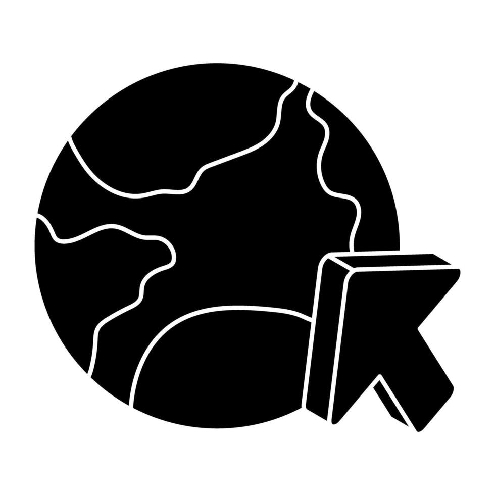 Premium design icon of globe vector