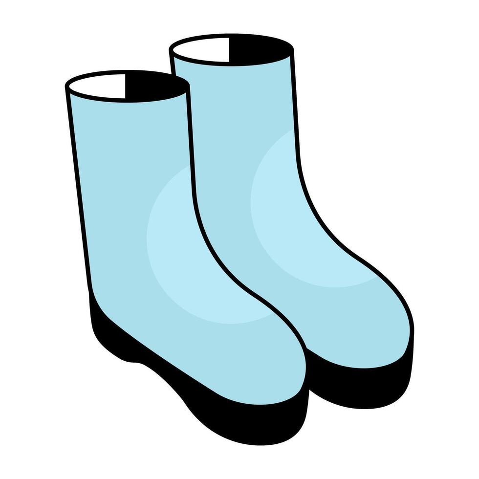 A beautiful design icon of long shoes vector
