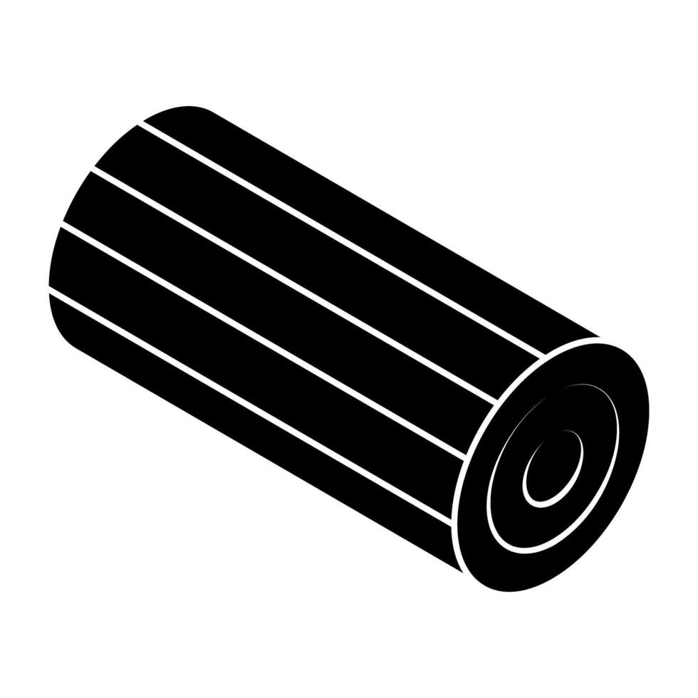 Unique design icon of wood log vector