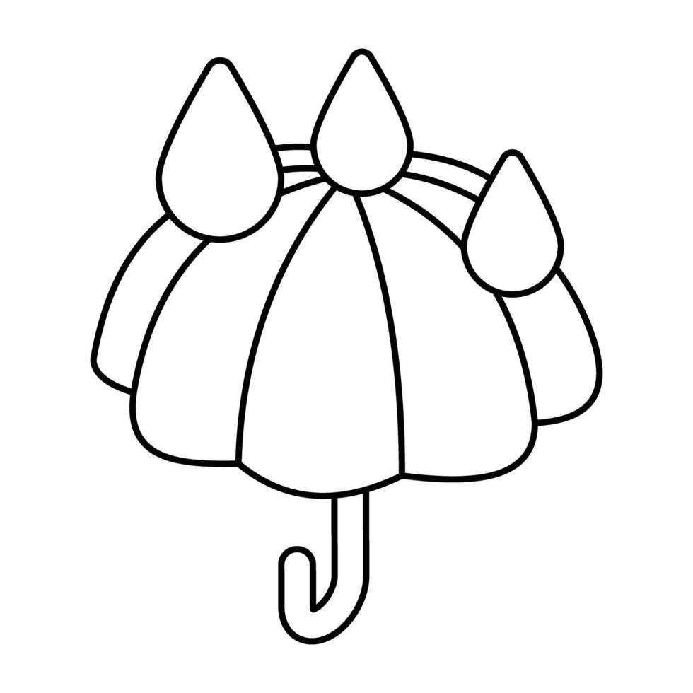 Perfect design icon of umbrella vector