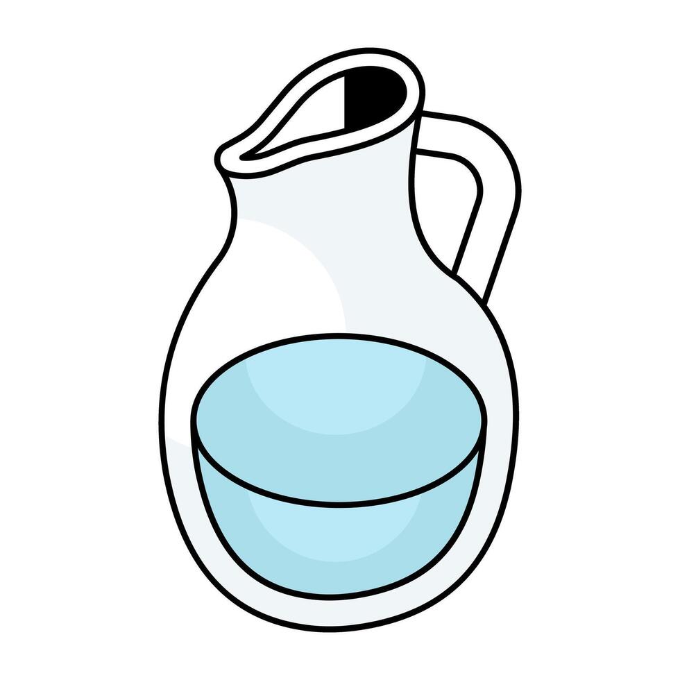 Modern design icon of juice jug vector
