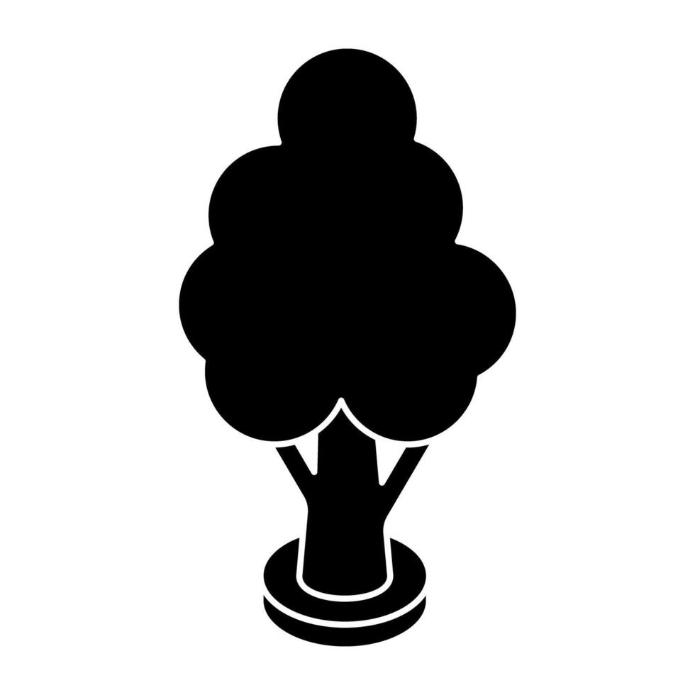 A perfect design icon of conifer vector