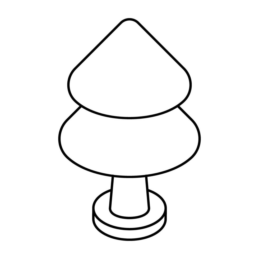A perfect design icon of conifer vector