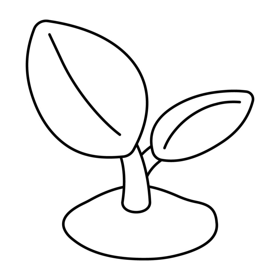 A unique design icon of global ecology vector