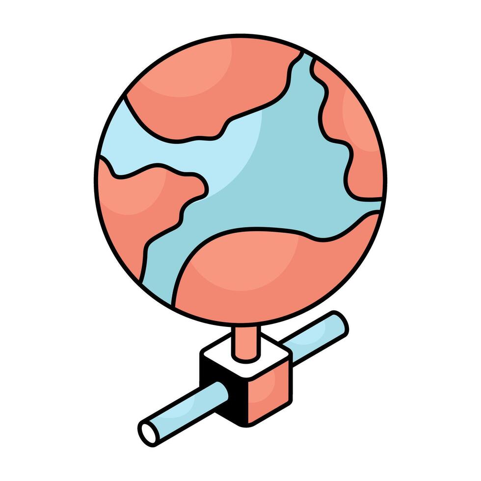 Modern design icon of globe vector
