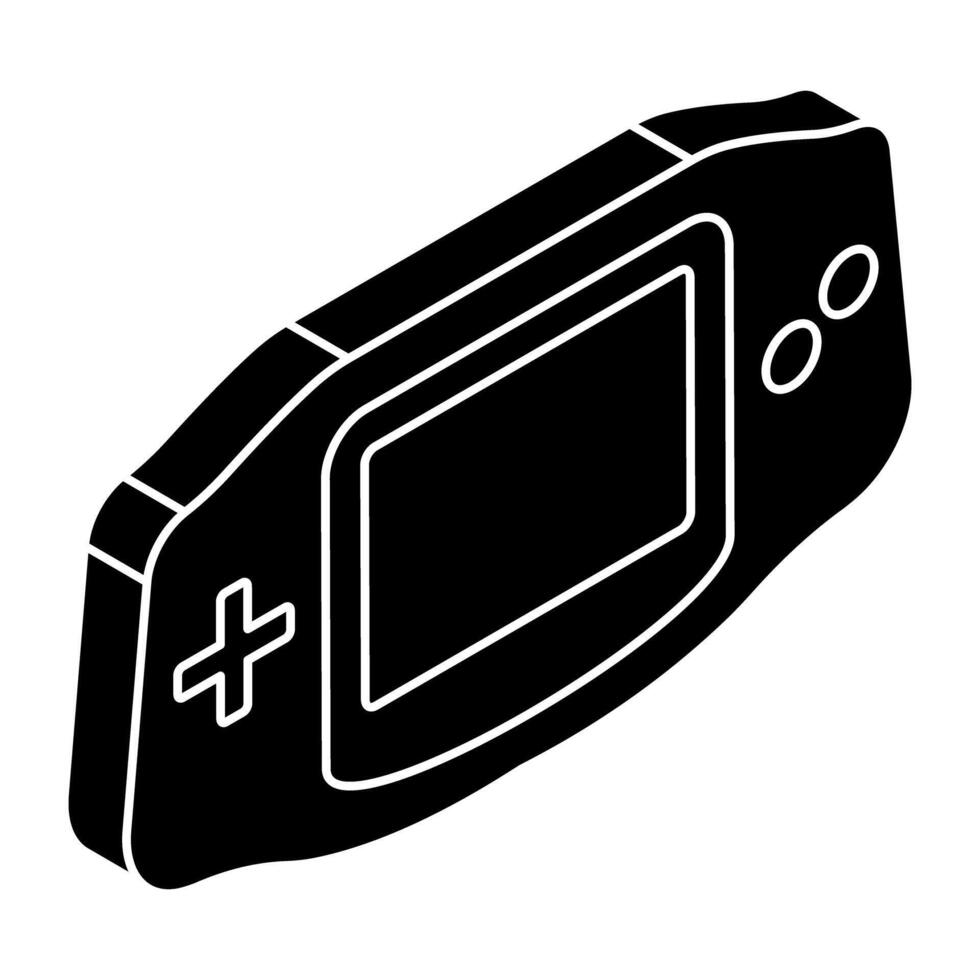 Modern design icon of game console vector