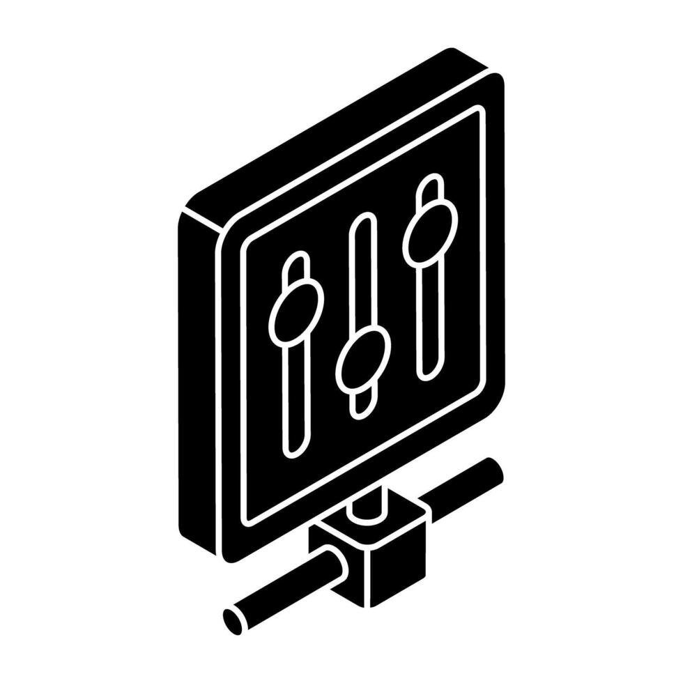 Perfect design icon of volume equalizer vector