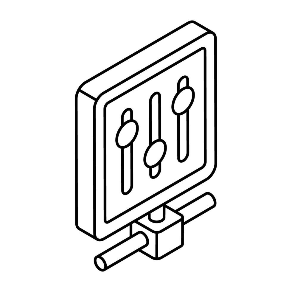 Perfect design icon of volume equalizer vector