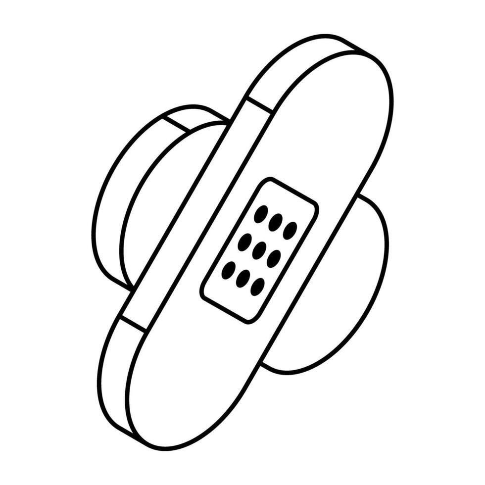 Perfect design icon of first aid bandages vector