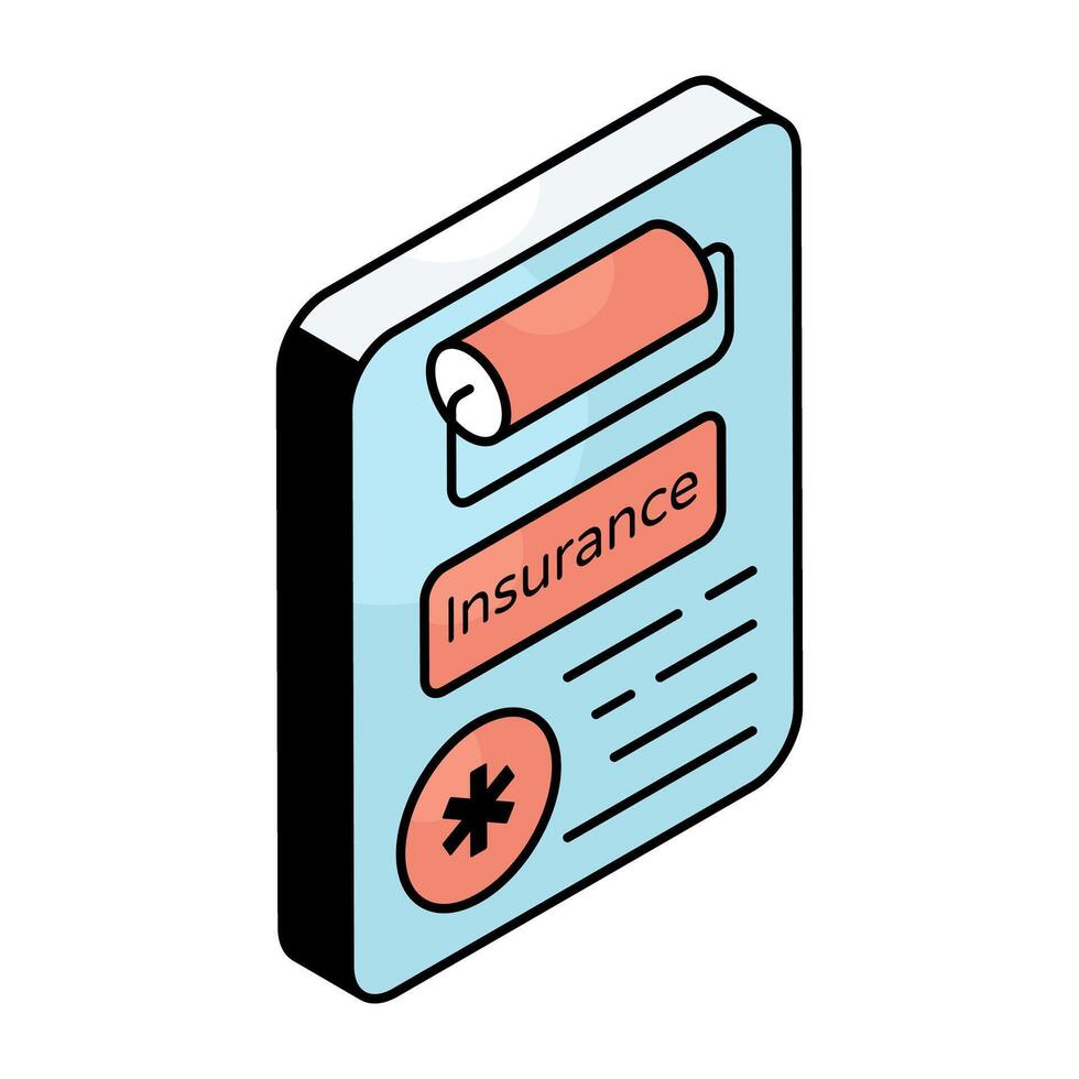 Trendy design icon of privacy policy vector