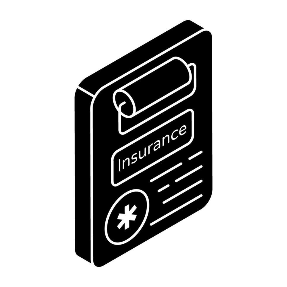 Trendy design icon of privacy policy vector
