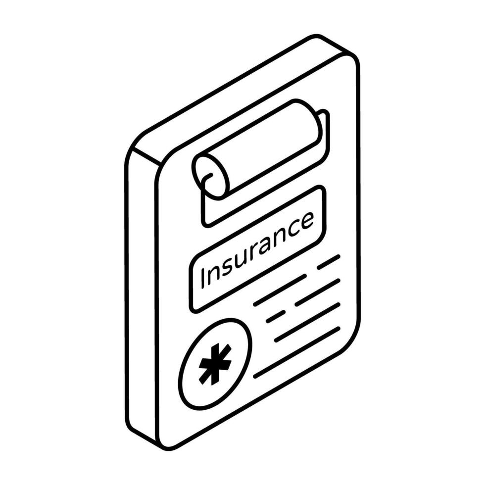 Trendy design icon of privacy policy vector