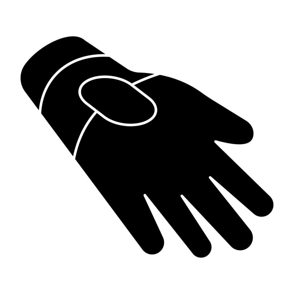 Winter hand covering accessory icon, gloves vectors