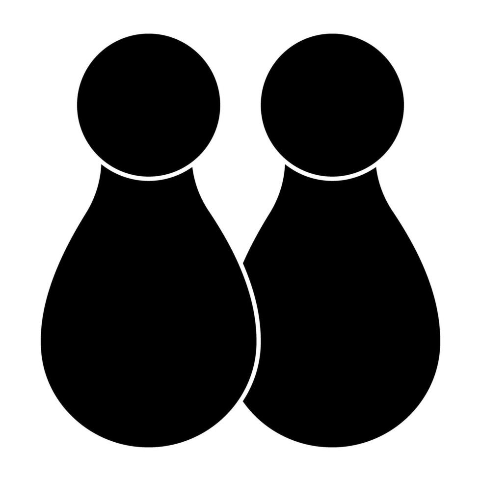 A perfect design icon of chess pieces vector