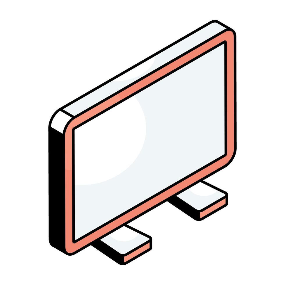 Premium download icon of monitor vector