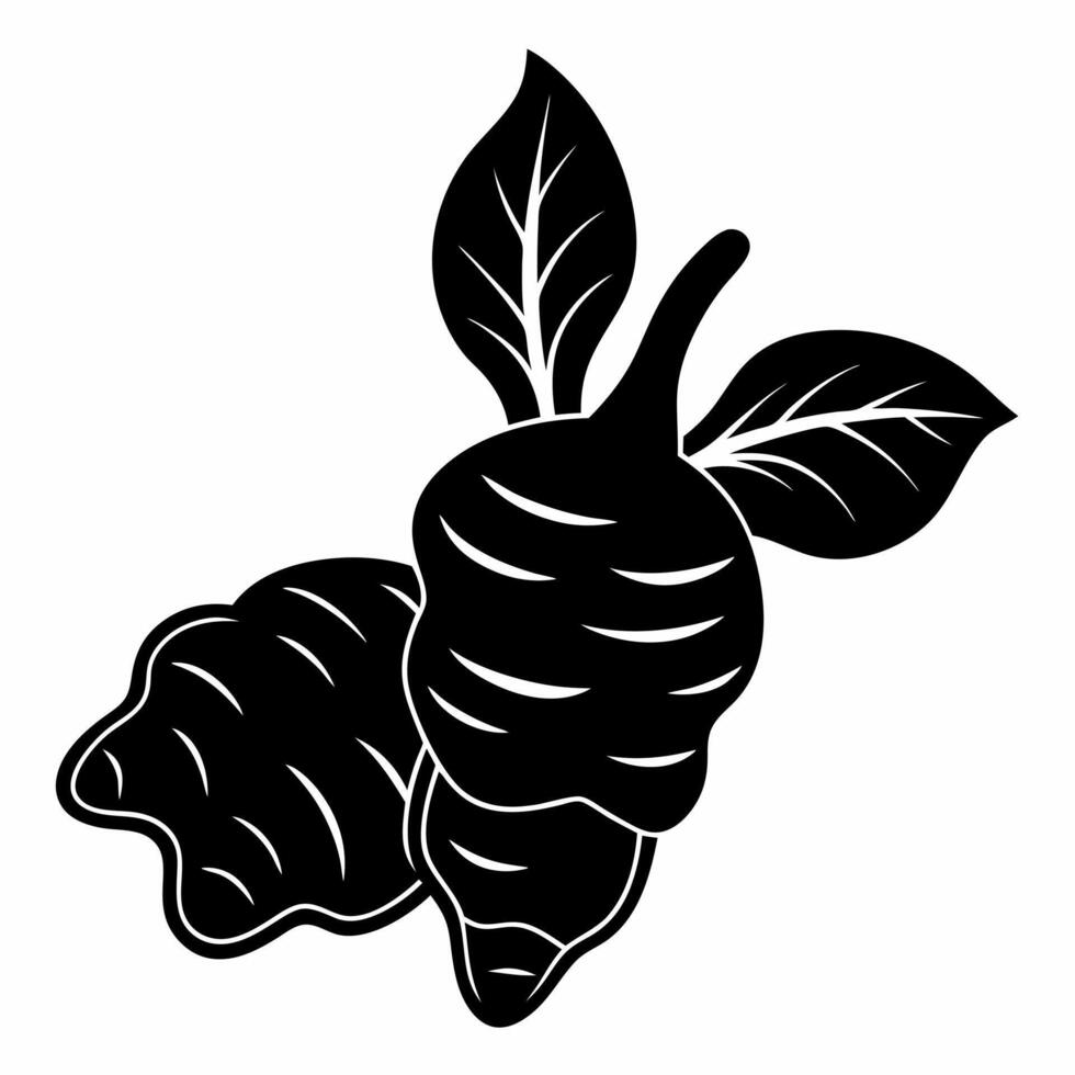 Black and white illustration of a blackberry vector