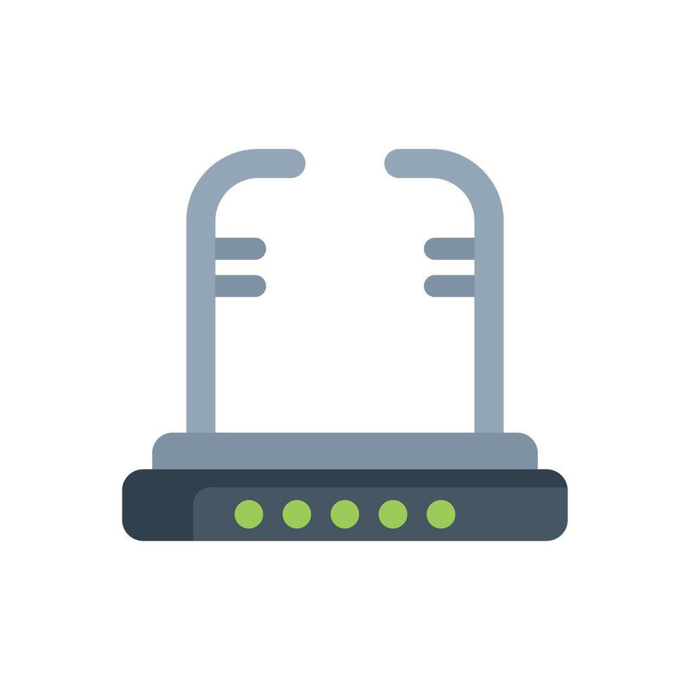 Treadmill icon representing running workout for weight loss vector