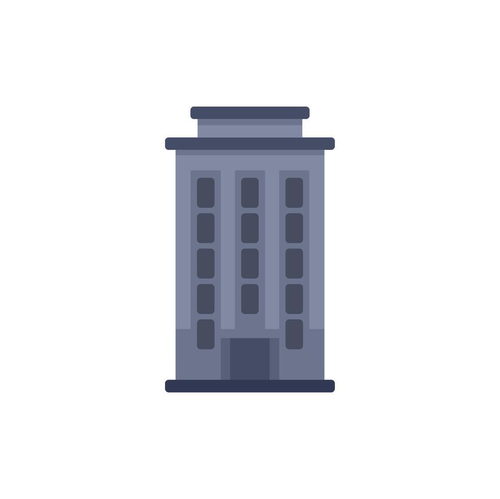Modern city building representing urban architecture and business center vector
