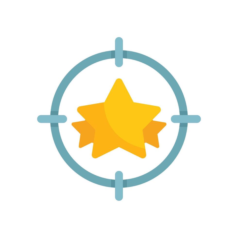 Target aiming at a group of stars for customer review rating vector