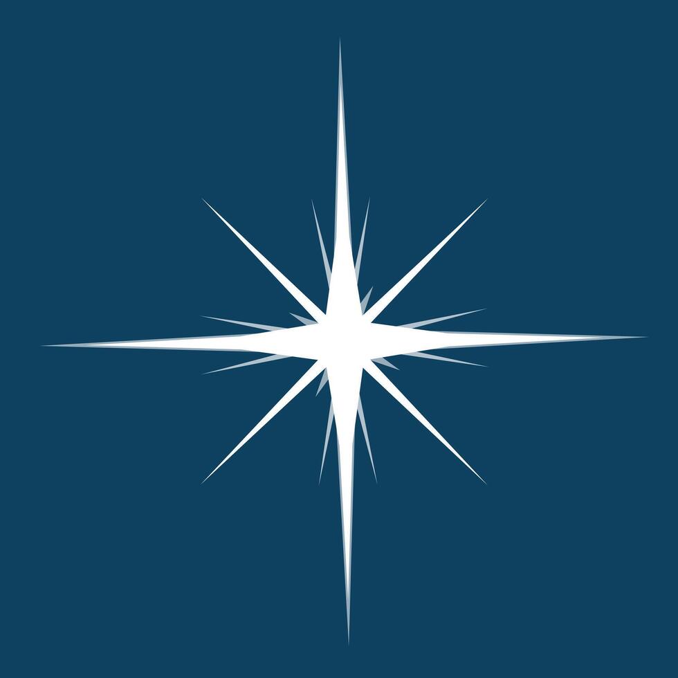 Big bright star in the sky, Venus vector