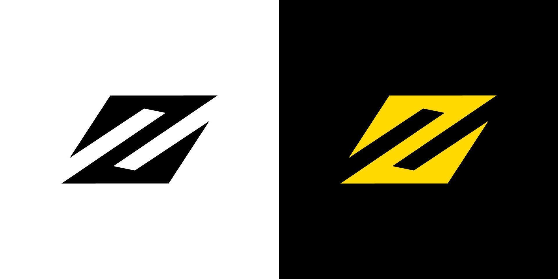 Letter Z icon logo abstract concept graphic design isolated vector