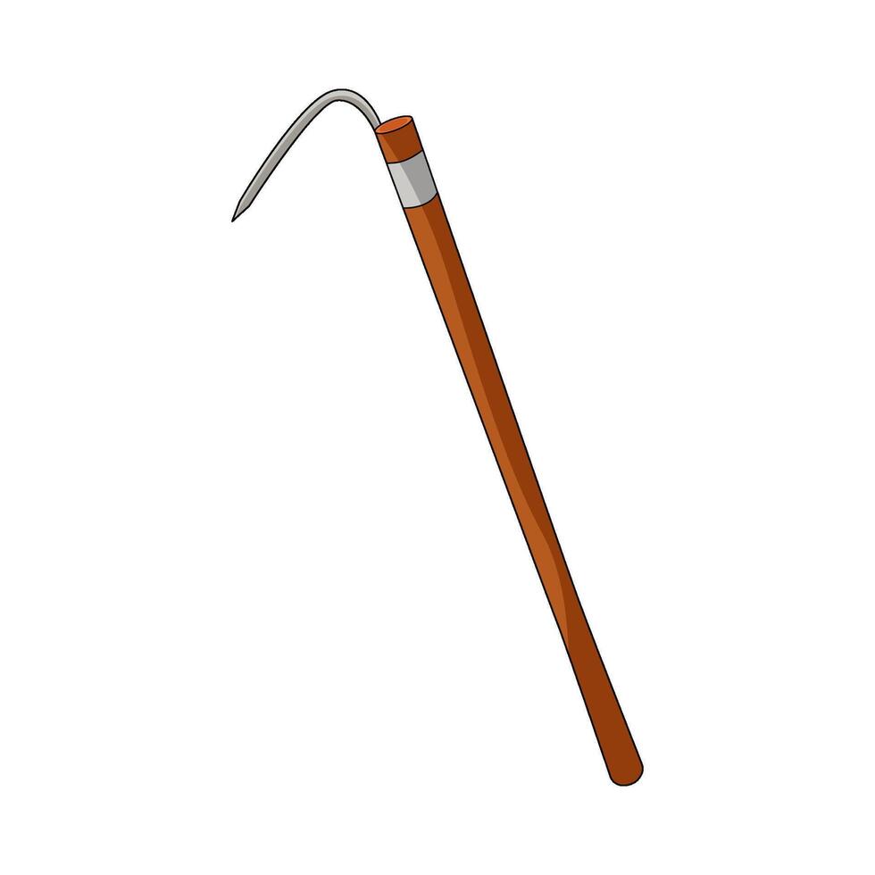 illustration of gaff hook vector