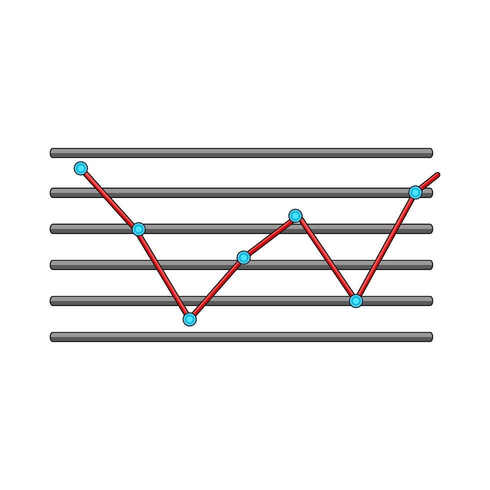 illustration of statistics vector