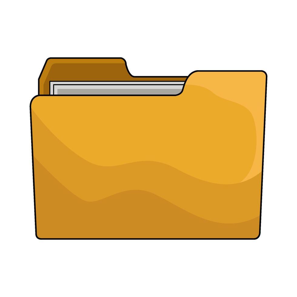 illustration of folder vector