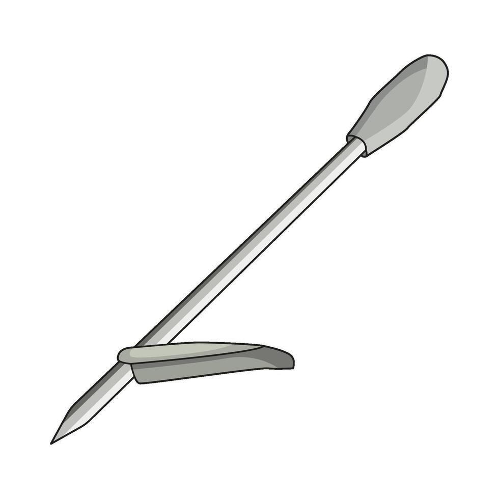 illustration of fishing spear vector