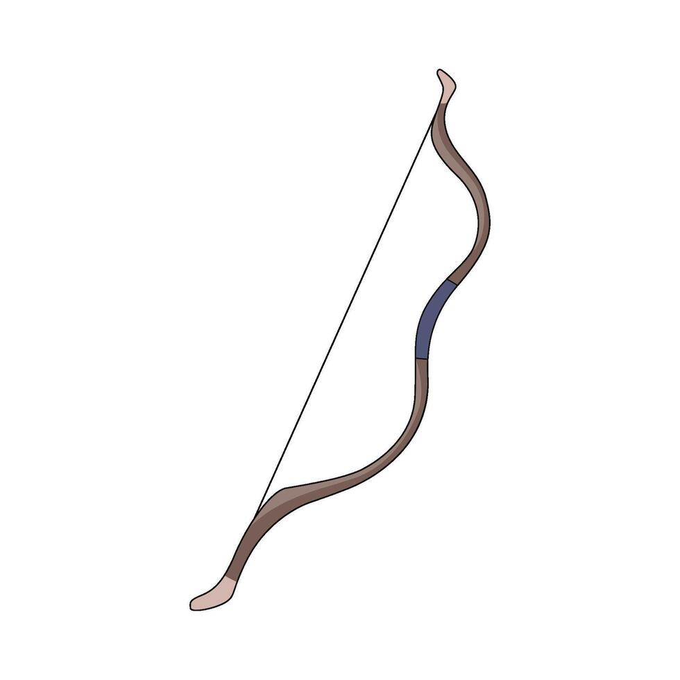 illustration of archery bow vector