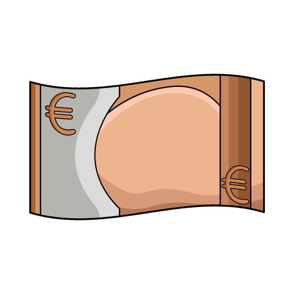 illustration of money euro vector