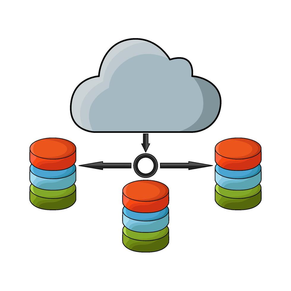 illustration of data storage vector