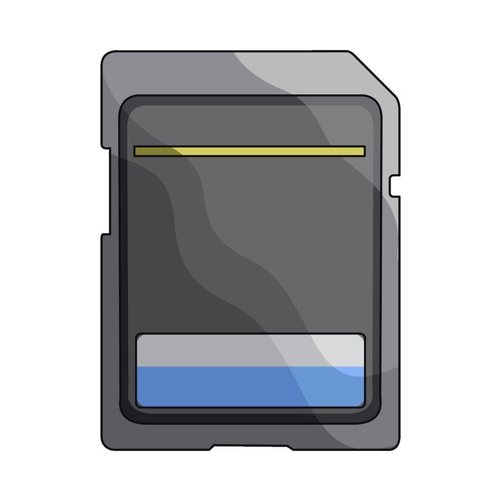 illustration of sd card vector