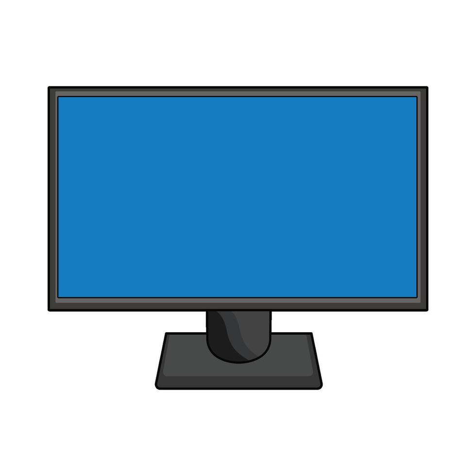 illustration of monitor vector