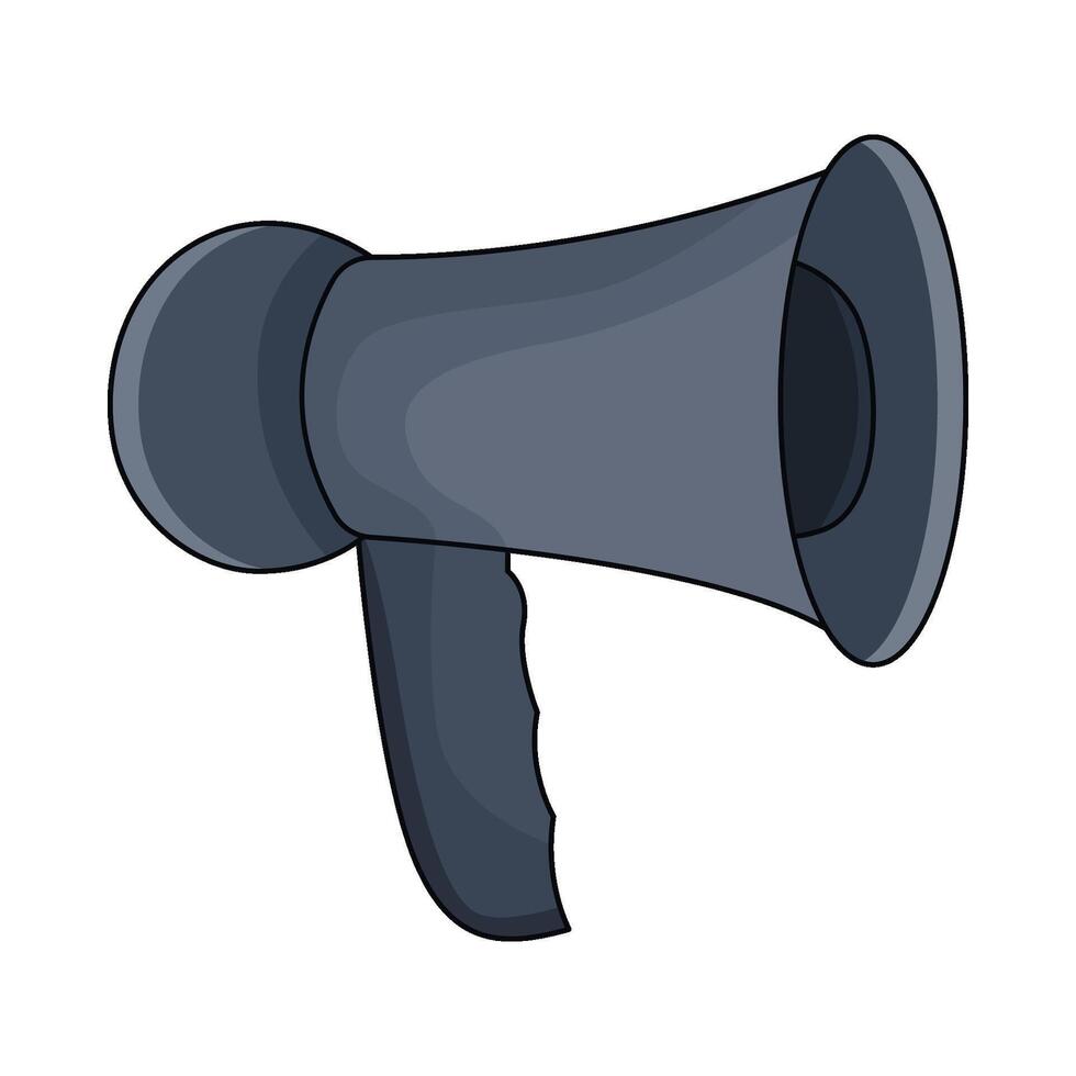 illustration of megaphone vector