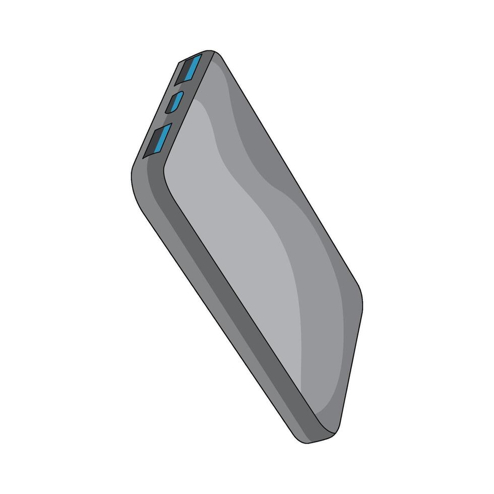 illustration of power bank vector
