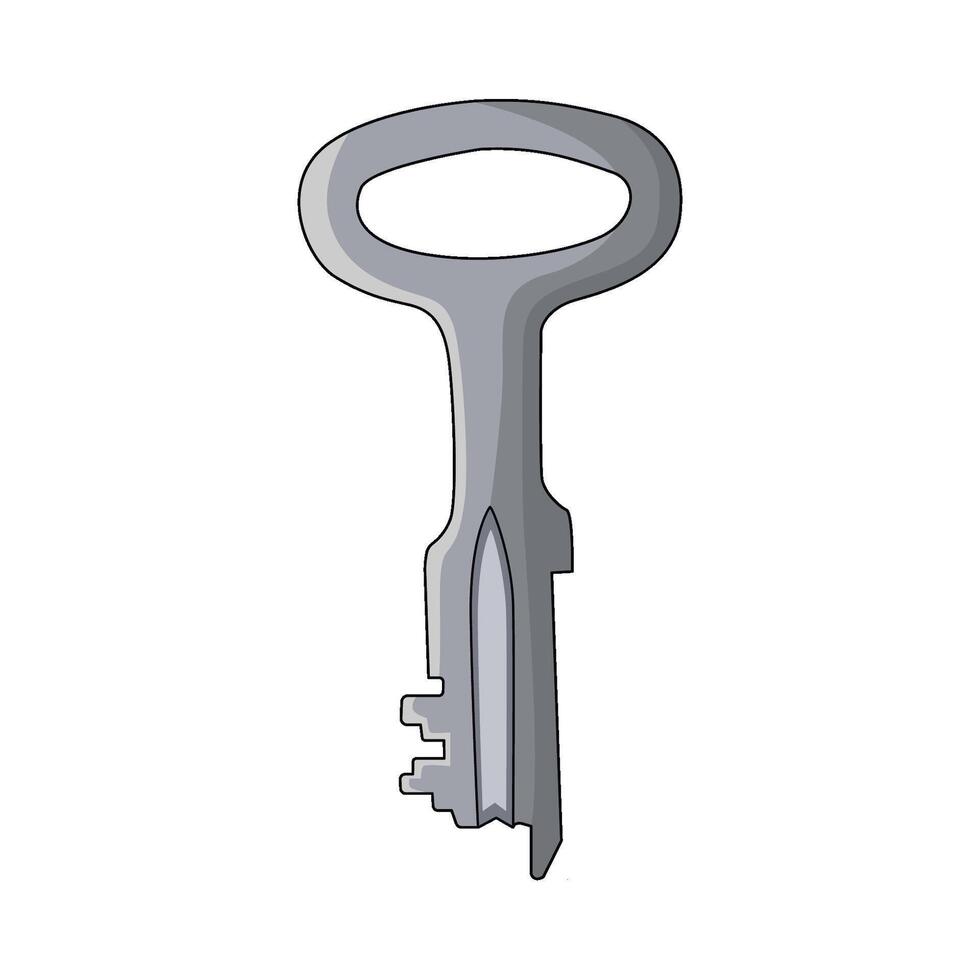 illustration of prison key vector