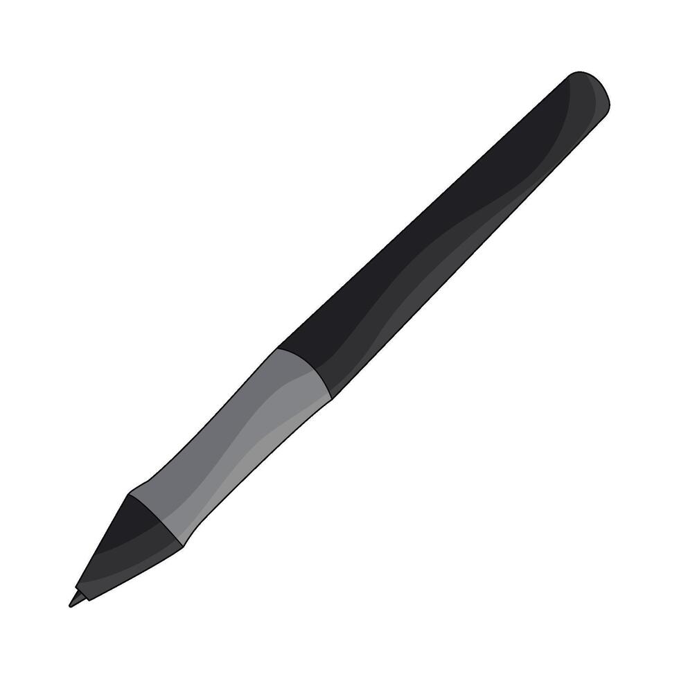 illustration of stylus pen vector