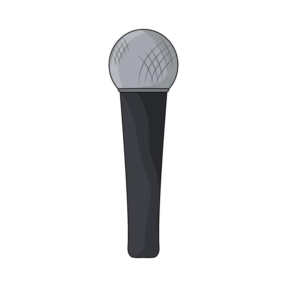 illustration of microphone vector