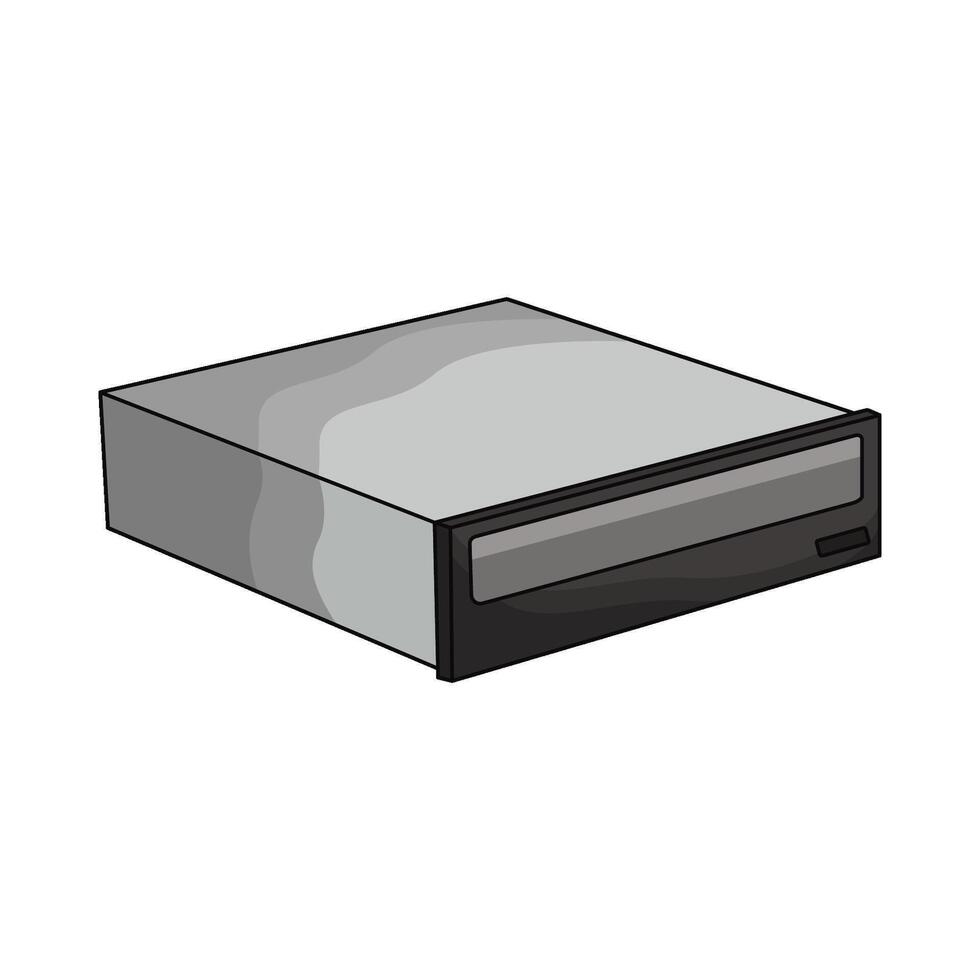 illustration of dvd player vector